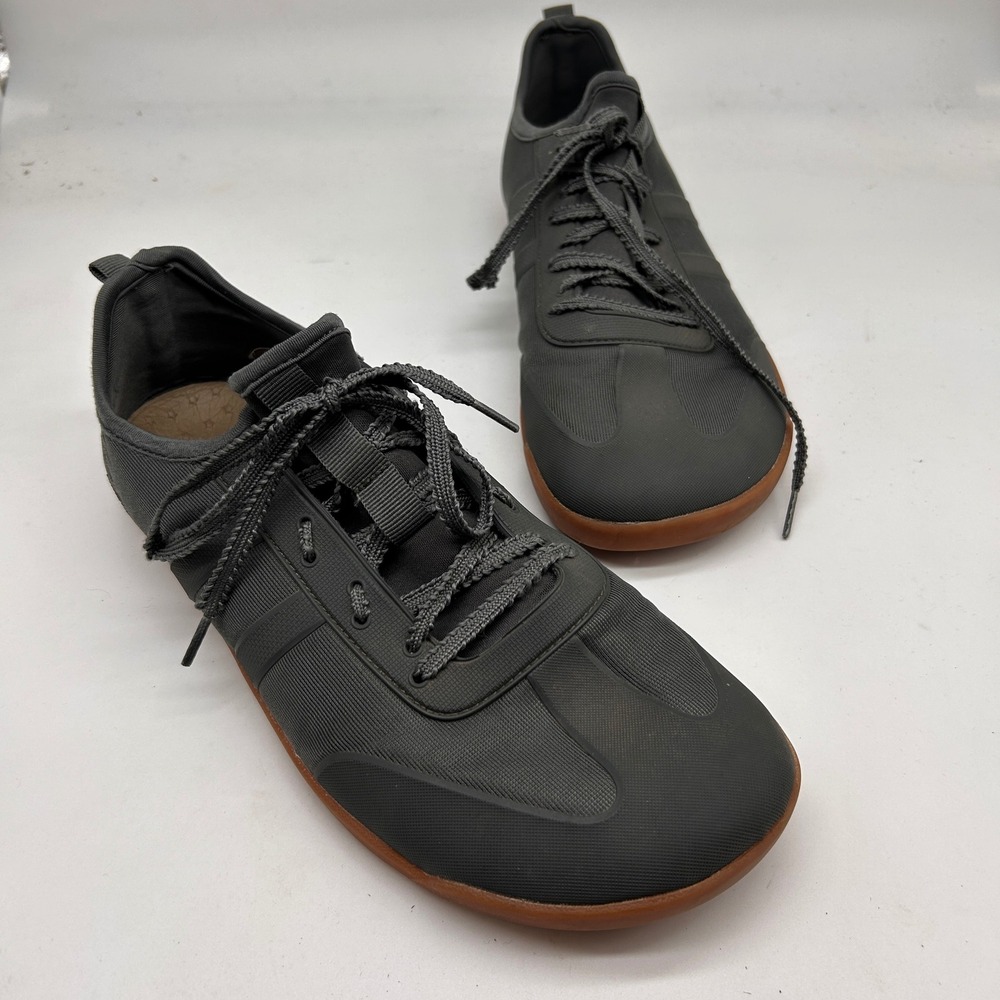 Whitin Minimalist Barefoot Shoes Gray Wide Toe Box Gum Sole Mens US 11 EU 44
